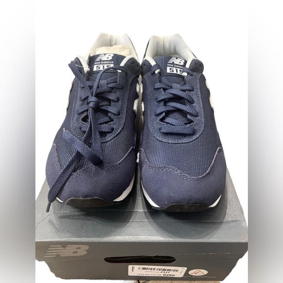 NIB New Balance Men’s 515 Retro Navy Suede/Mesh Sneakers in size 11 - Picture 5 of 8